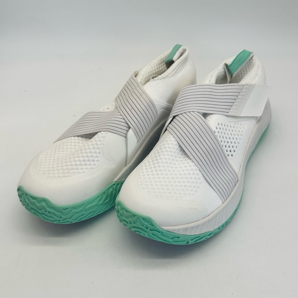 Frank Works Men's White and Green tennis Shoes size 11 New in box NWT $150